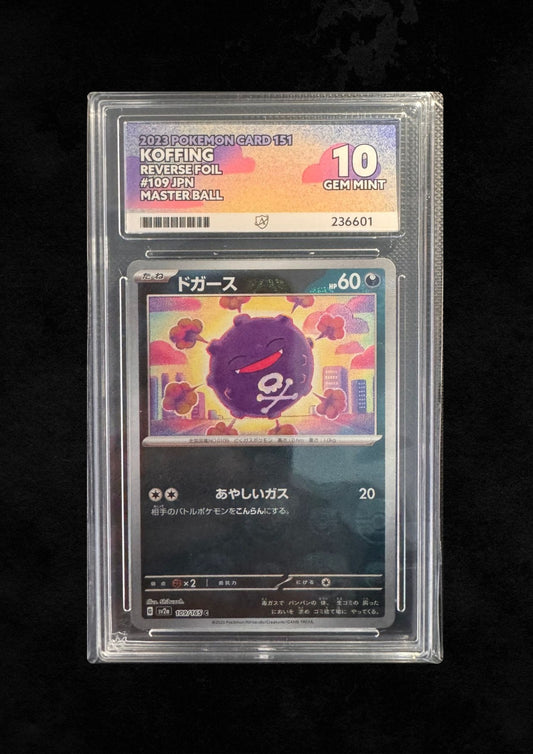 Koffing #109 Masterball Gem Mint 10