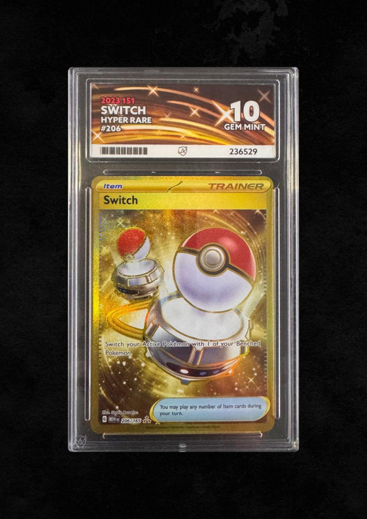 Switch Hyper Rare #206 Gem Mint 10