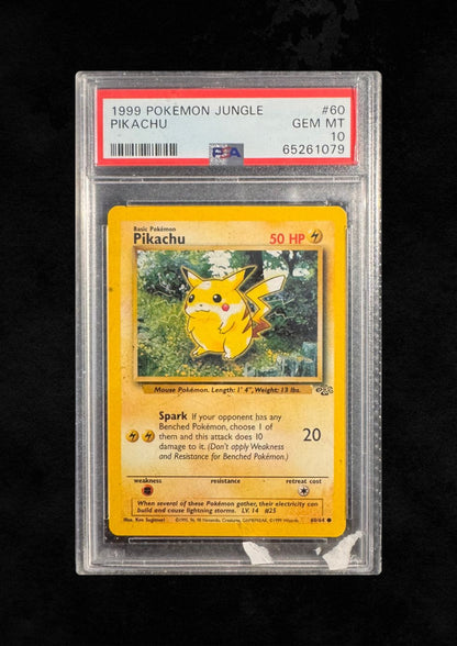 Pikachu #60 Gem Mint 10