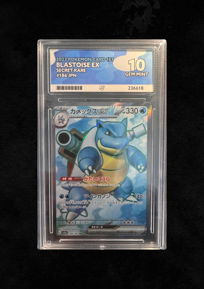 Blastoise EX SR #186 Gem Mint 10