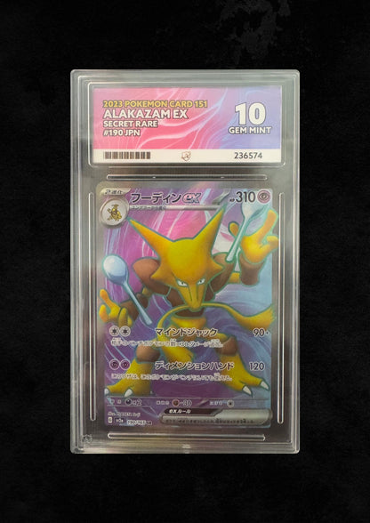 Alakazam EX SR #190 Gem Mint 10